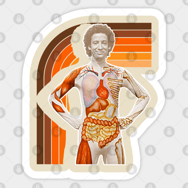 Slim Goodbody // Retro TV FanArt Tribute Slim Goodbody Sticker